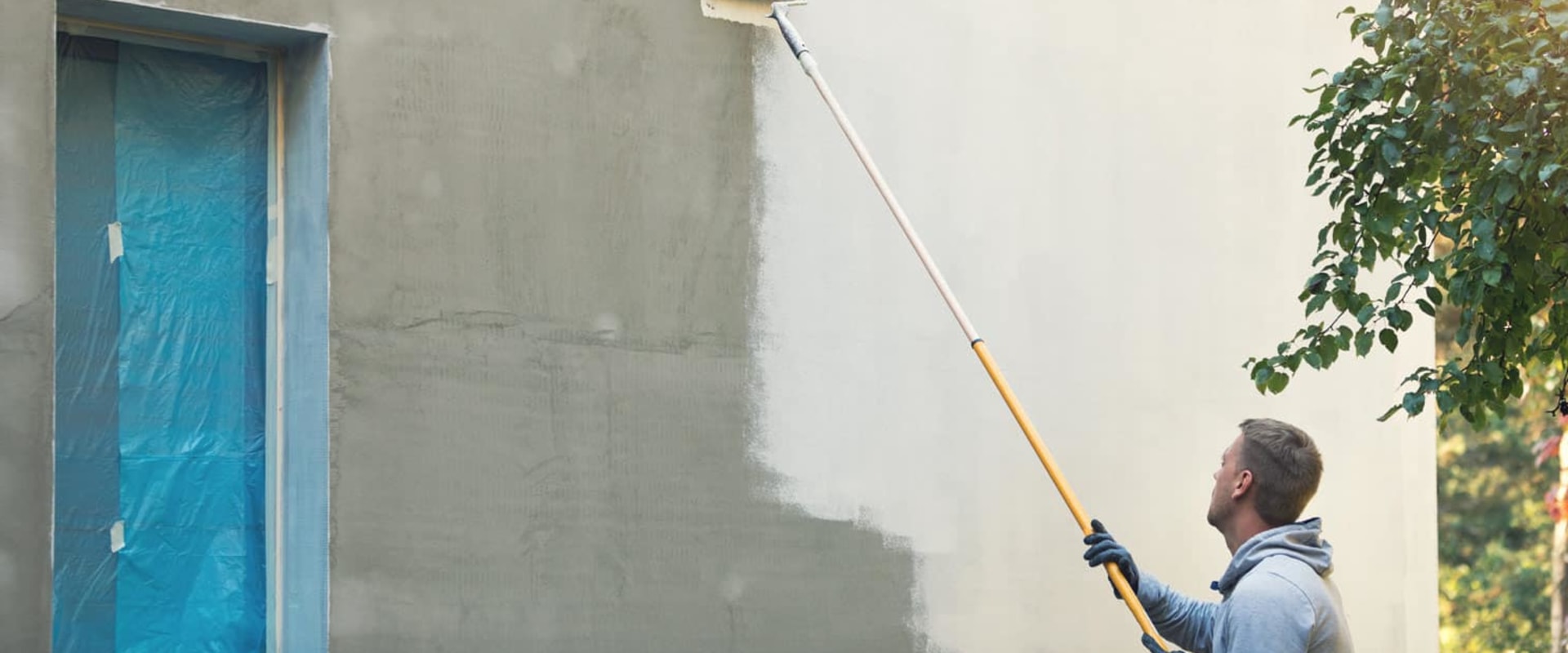 How long does it take one person to paint a house exterior?