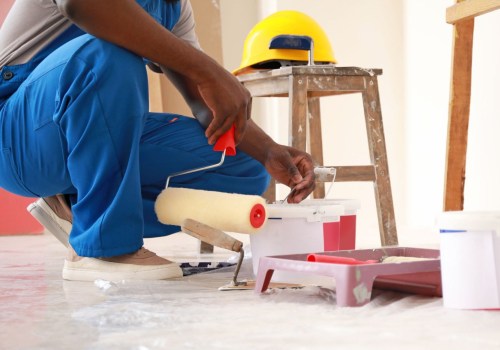 How many man hours does it take to paint the interior of a house?