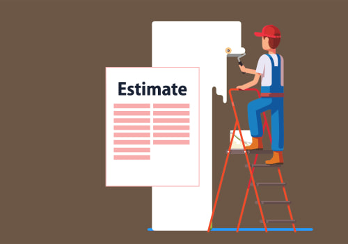 What are the 7 steps to estimate a painting job?